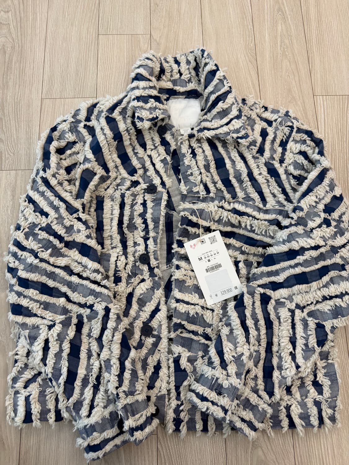 Zara x Fanglu Lin 콜라보 패치워크 자켓 상품이미지6