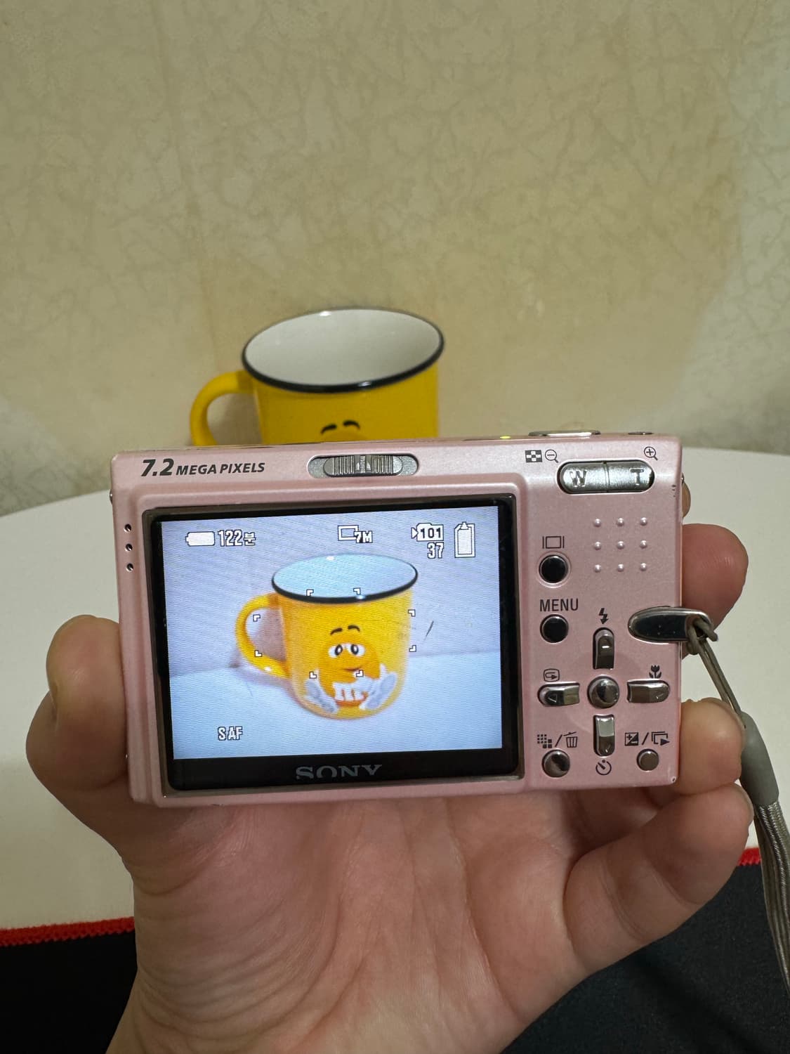 소니 사이버샷 DSC-T10 딸기우유색상 상품이미지3