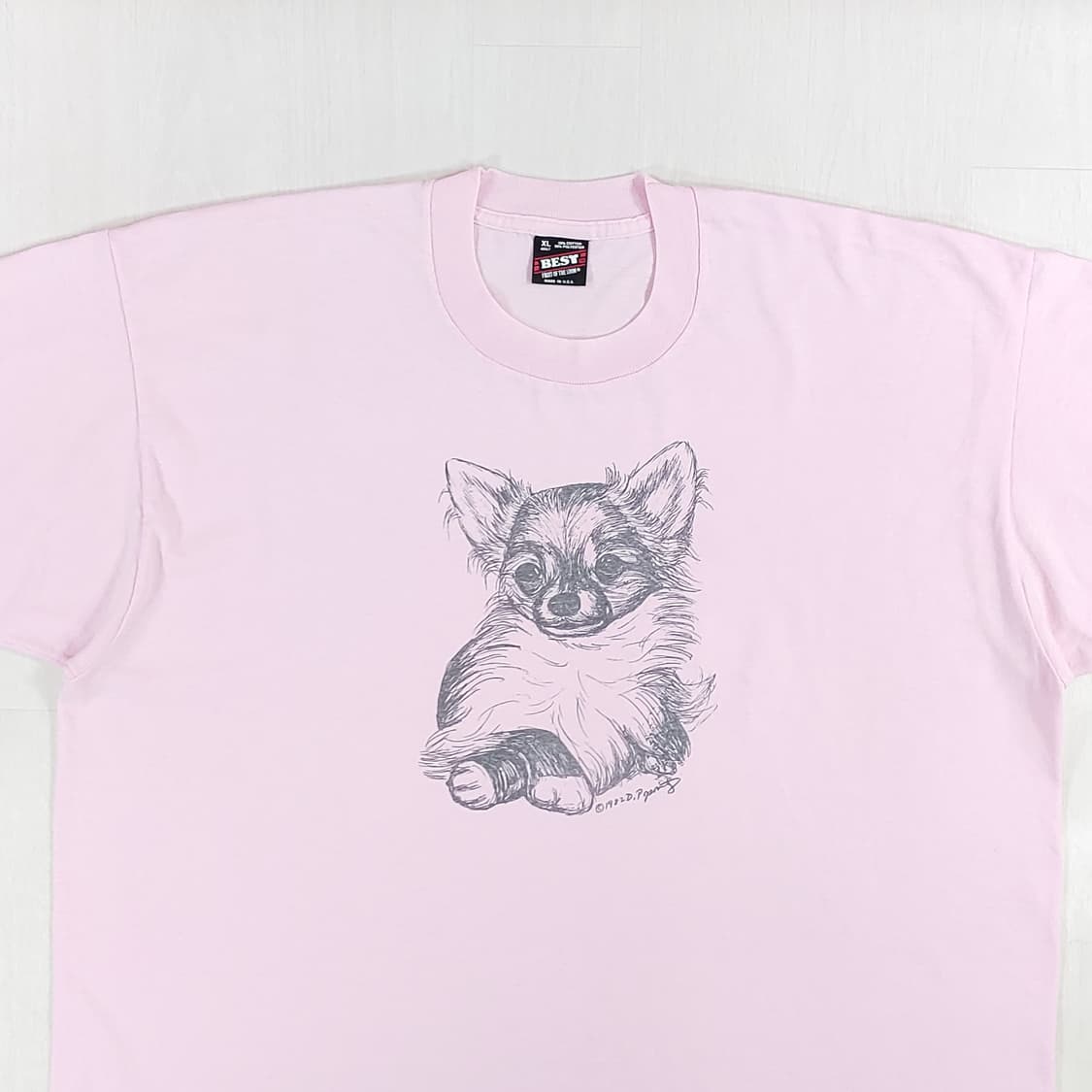 90년대 치와와 반팔 티셔츠 XL 상품이미지2