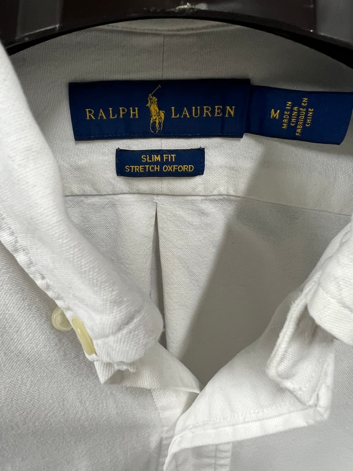 폴로 랄프로렌 슬림핏 옥스포드 셔츠 M 상품이미지3