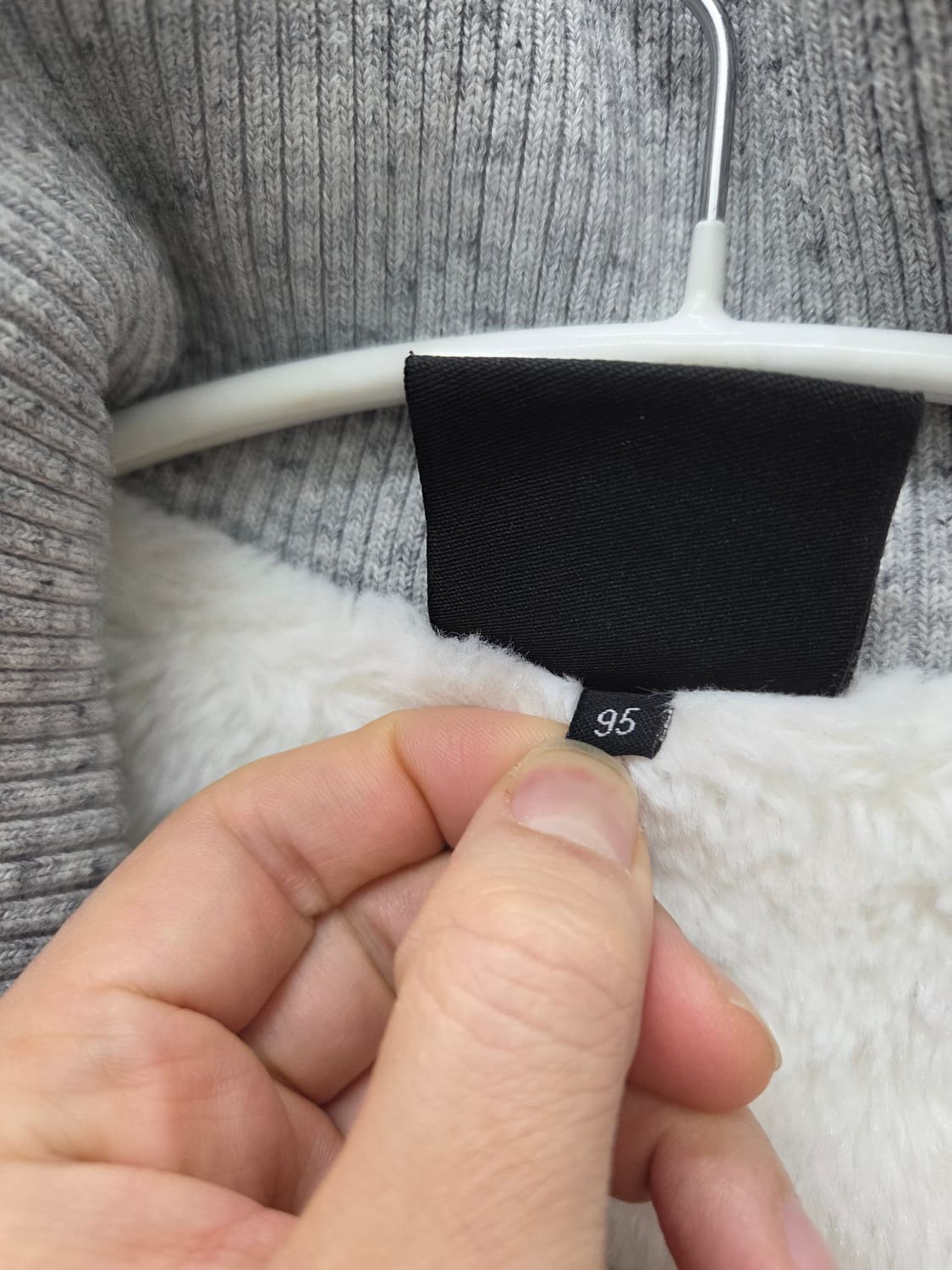 MLB 뉴욕양키즈 보아털 후드 집업 상품이미지5