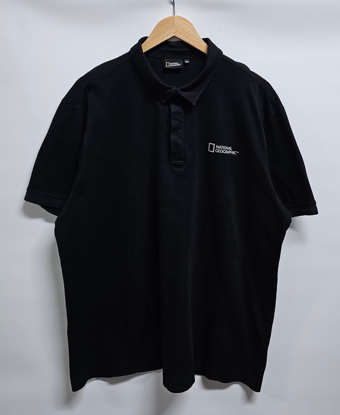 내셔널지오그래픽 블랙 반팔 폴로티 3XL 상품이미지1