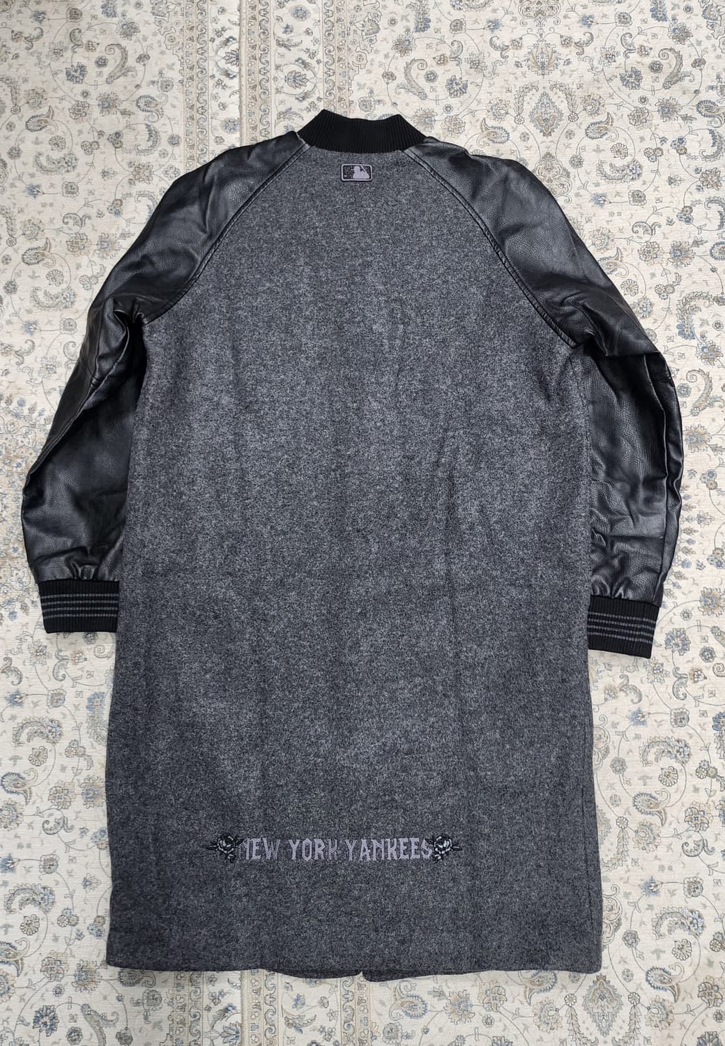 MLB 뉴욕 양키스 울 혼방 롱 바시티 자켓 90  (77까지가능) 상품이미지2