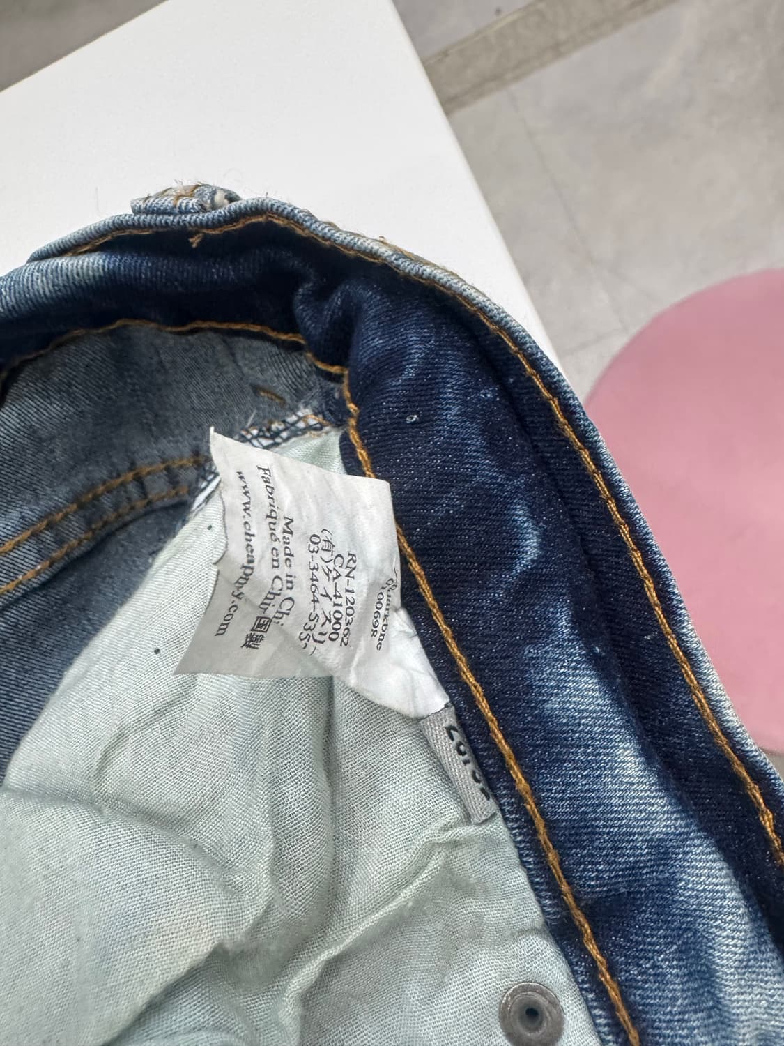 칩먼데이 (Cheap Monday) 슬림핏 데님 팬츠 상품이미지5