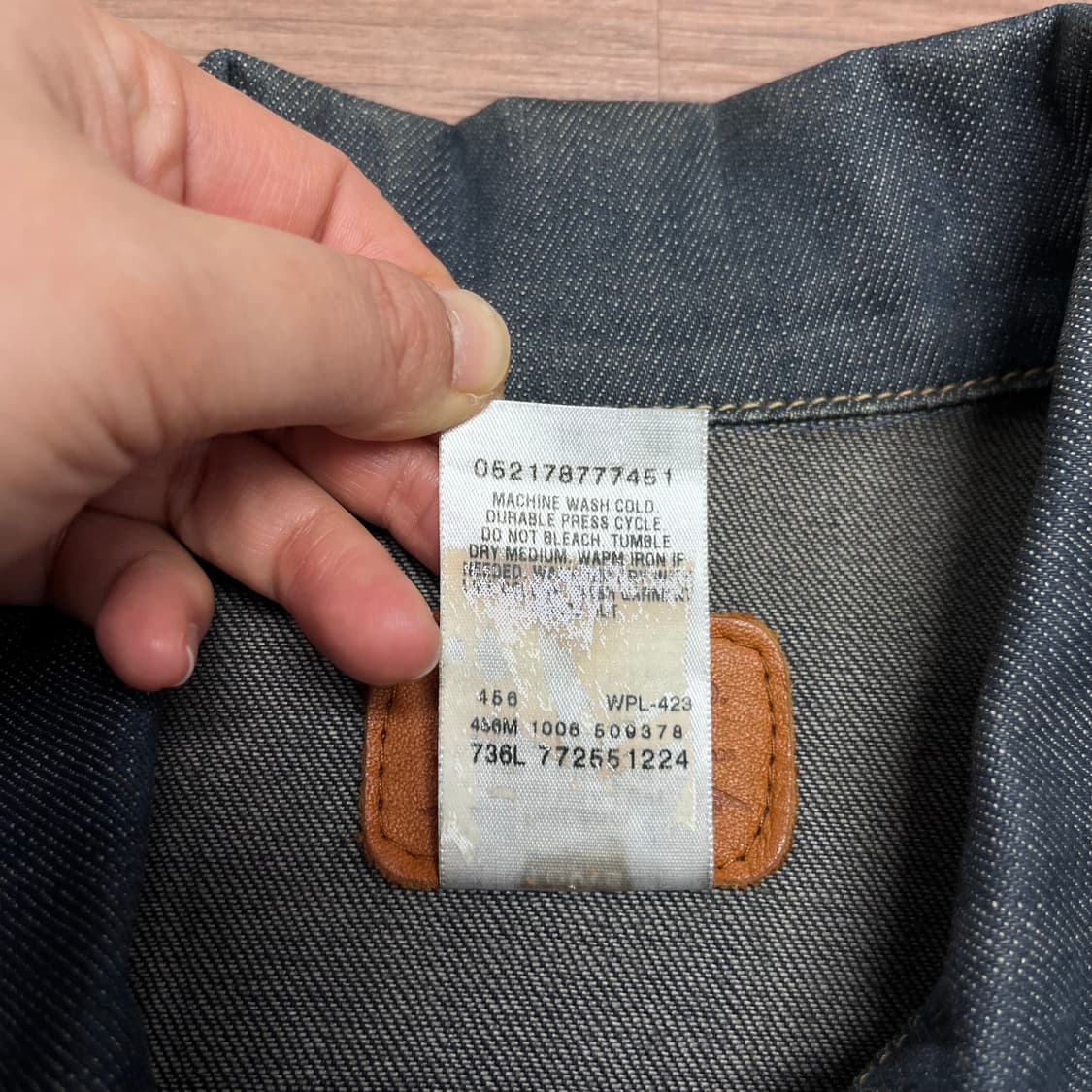 W 95 리바이스 인디고 데님 트러커 자켓 상품이미지5