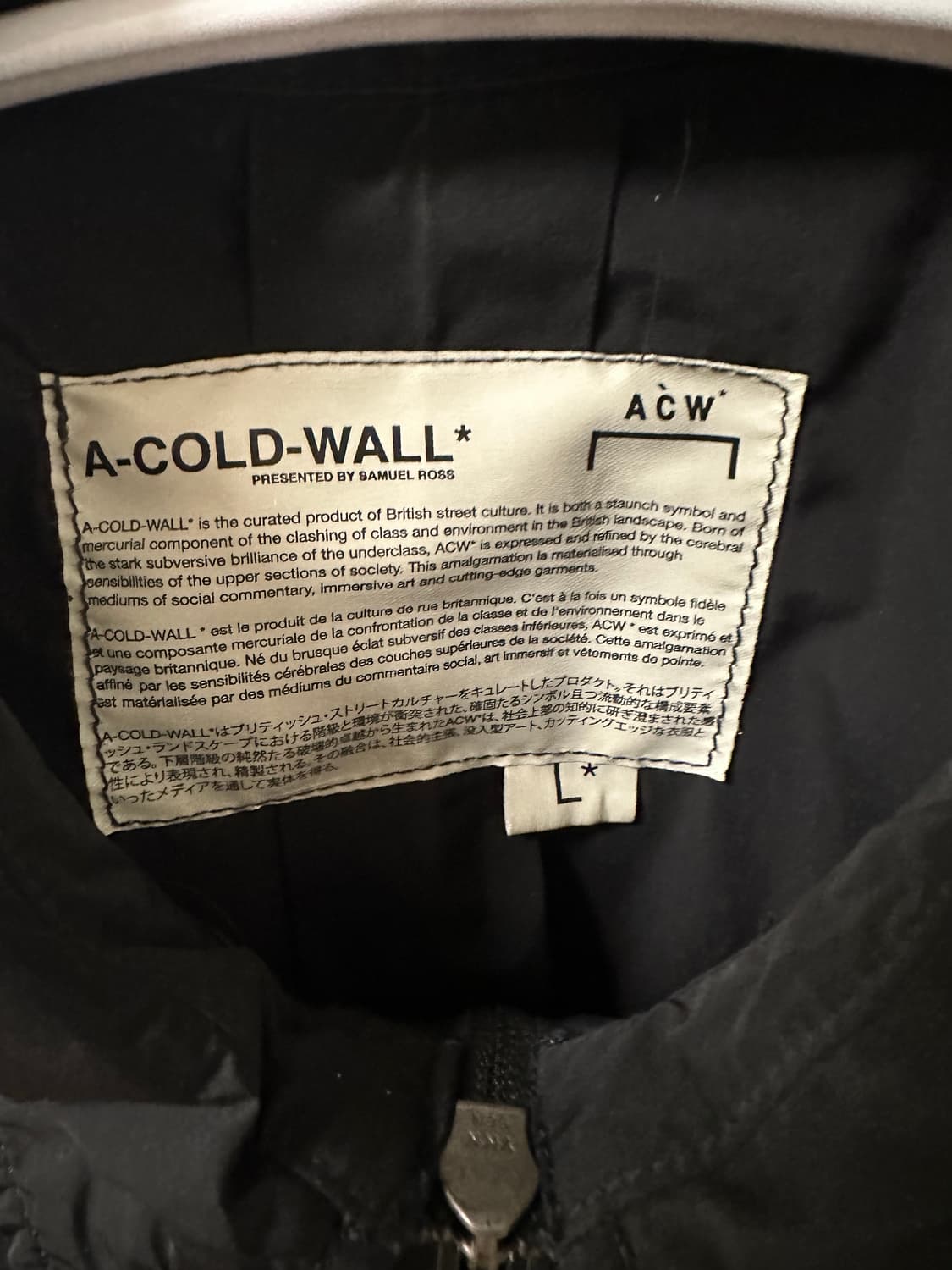 어콜드월 비대칭 아노락 상품이미지3