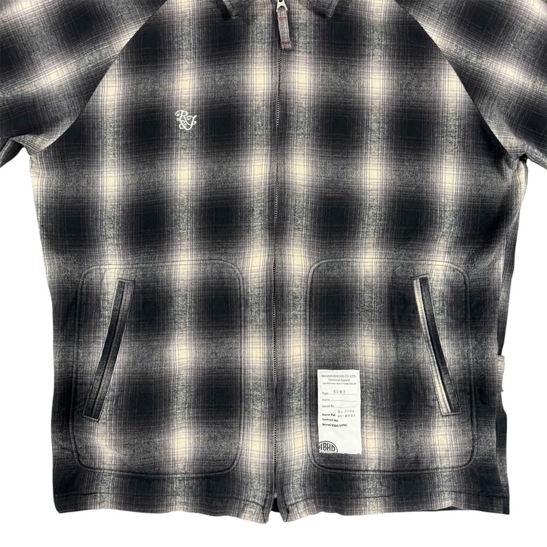 네이버후드 옴브레 체크 집업 자켓 NEIGHBORHOOD Jacket 상품이미지5