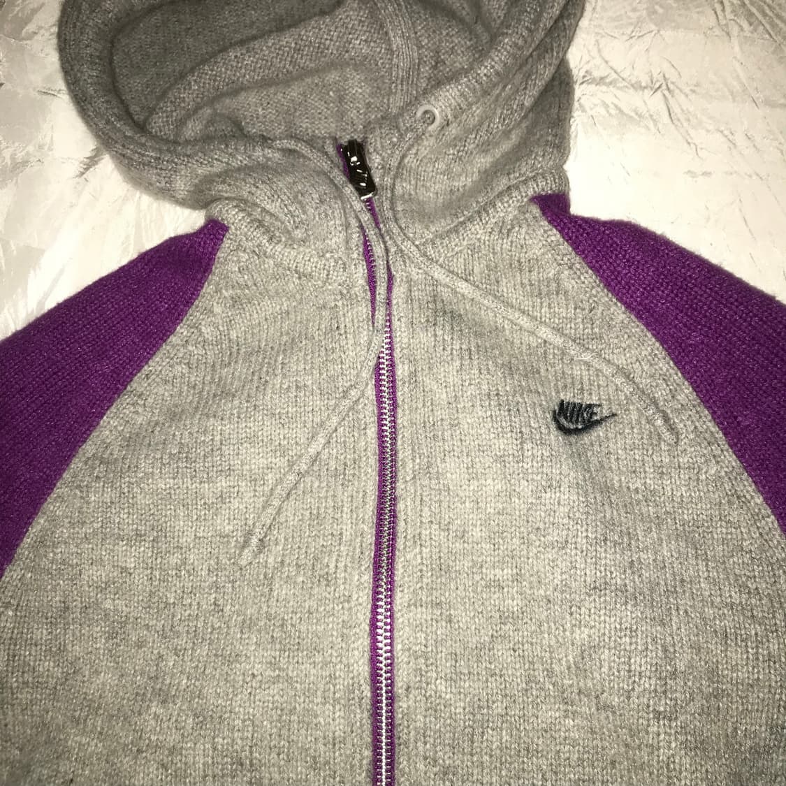 NIKE 나이키 갸루 울 니트 후드집업 상품이미지4