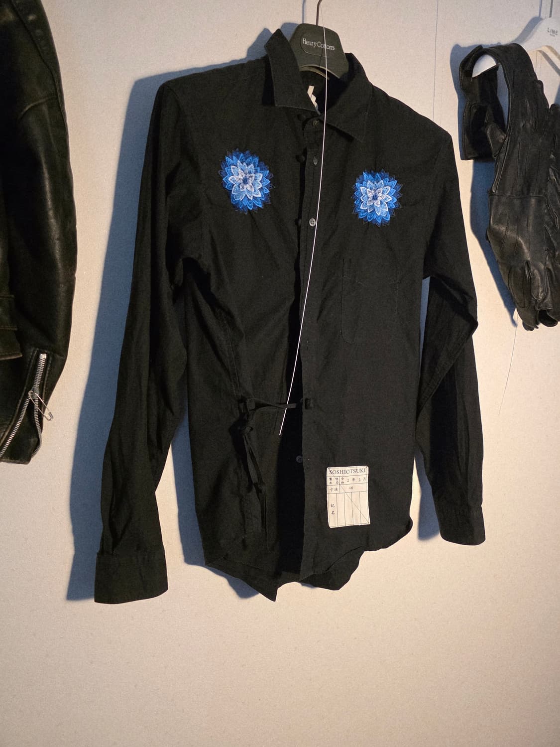 Soshiotsuki 20ss flower embroidery shirt 상품이미지4