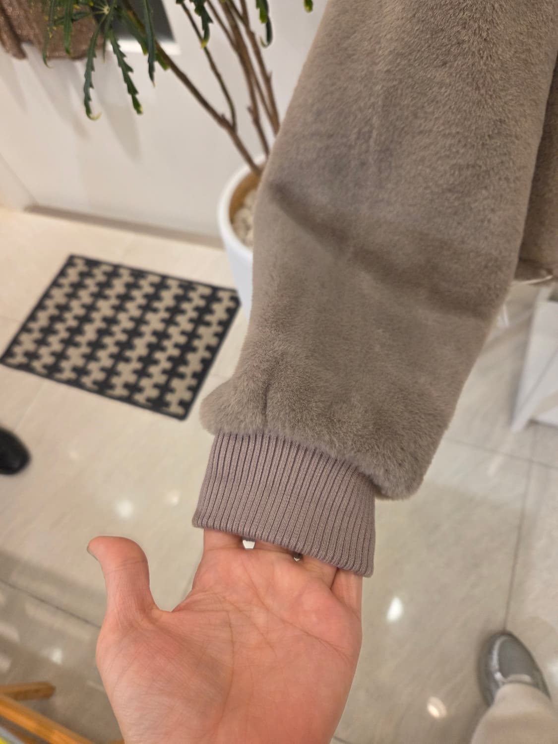 아웃도어 보아털 테디베어 후드 상품이미지3