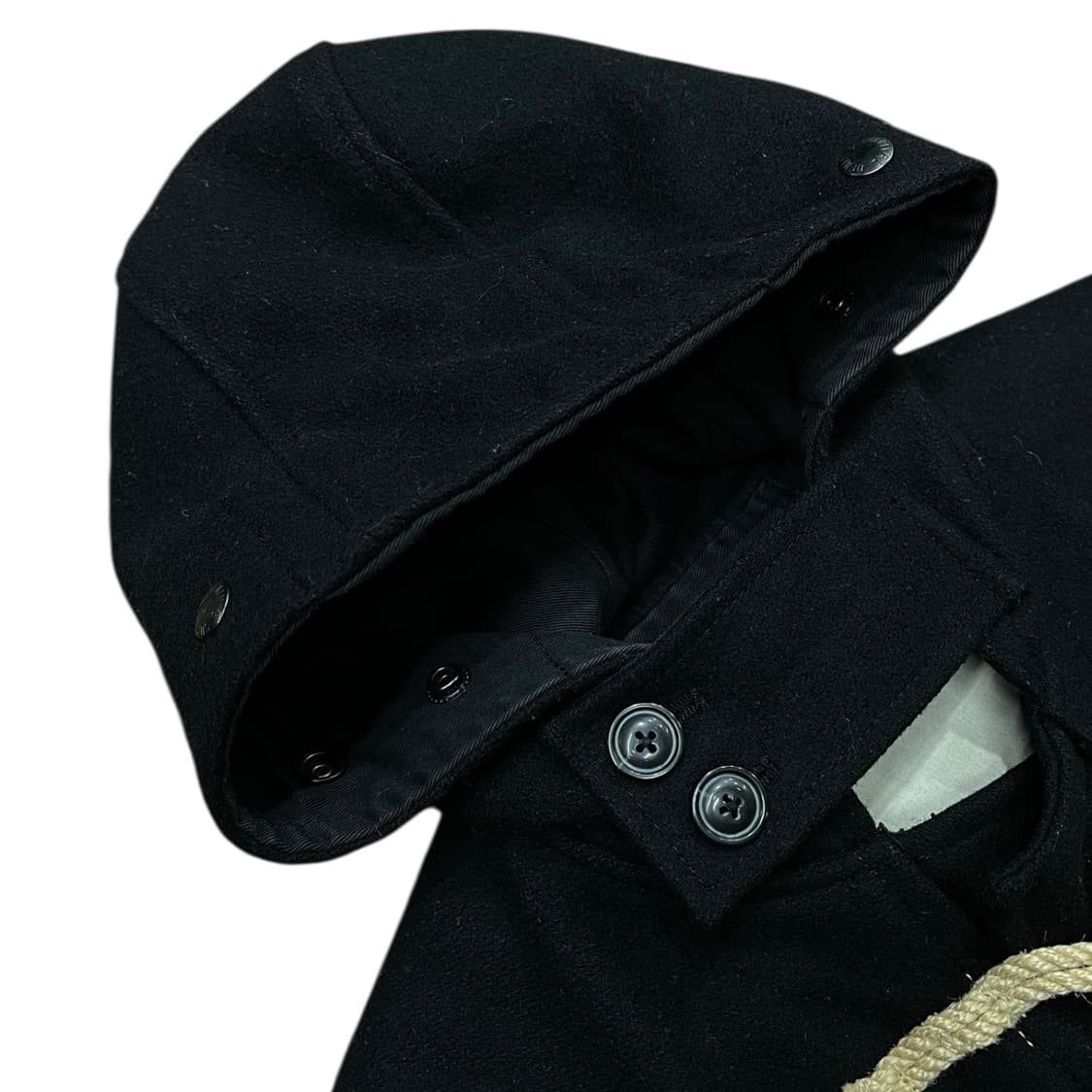 데님앤서플라이 후드 더플 코트 상품이미지4