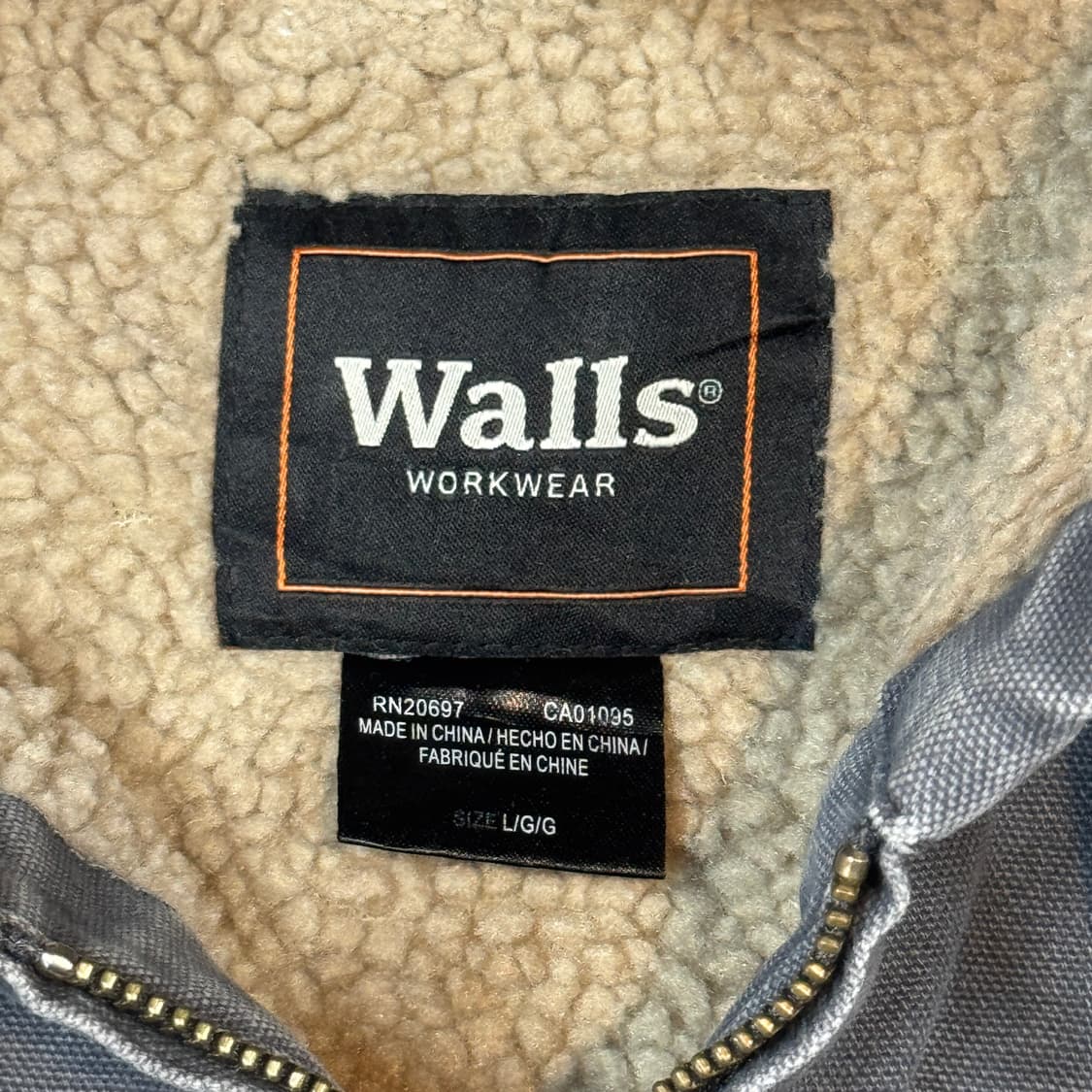 L) Walls 월즈 USA 워크웨어 액티브 워크 자켓 그레이 상품이미지8
