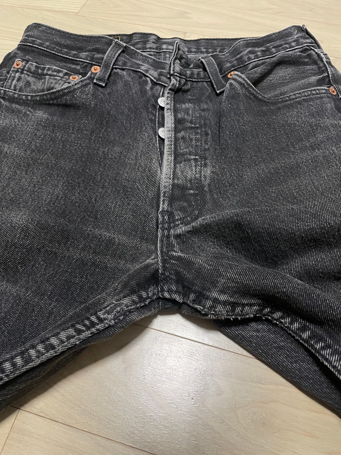 빈티지 리바이스 501 블랙 팝니다 상품이미지3