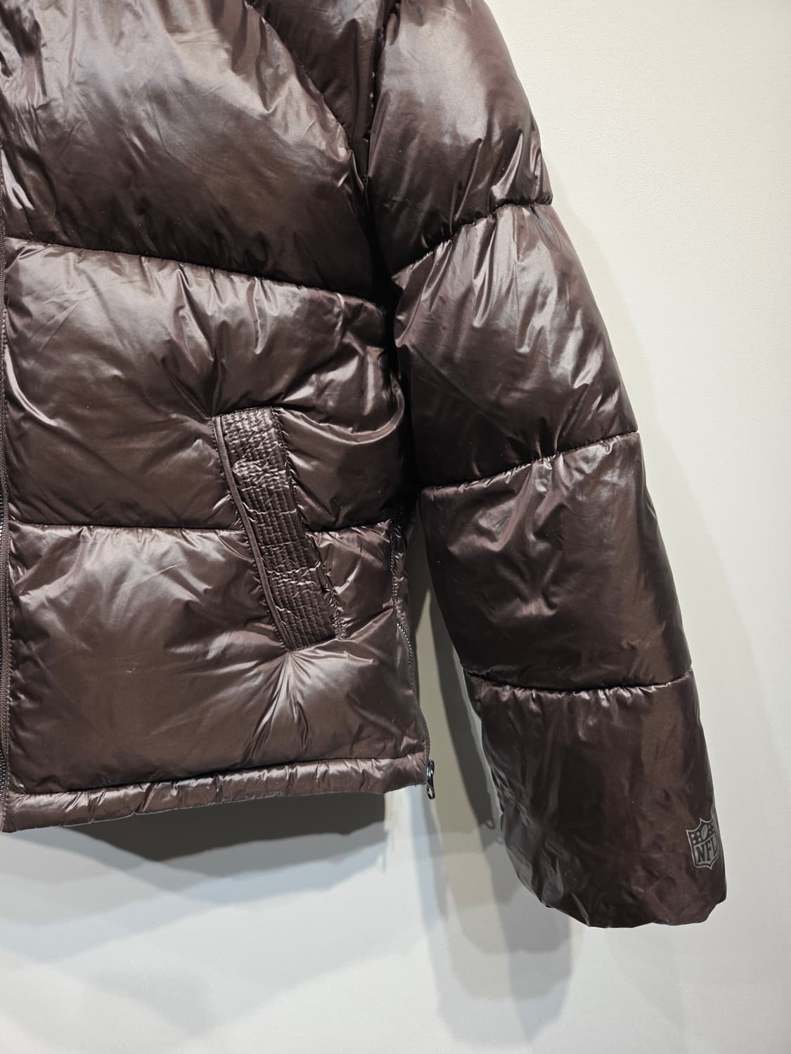 NFL 엔에프엘 글로시 숏패딩 점퍼 상품이미지5