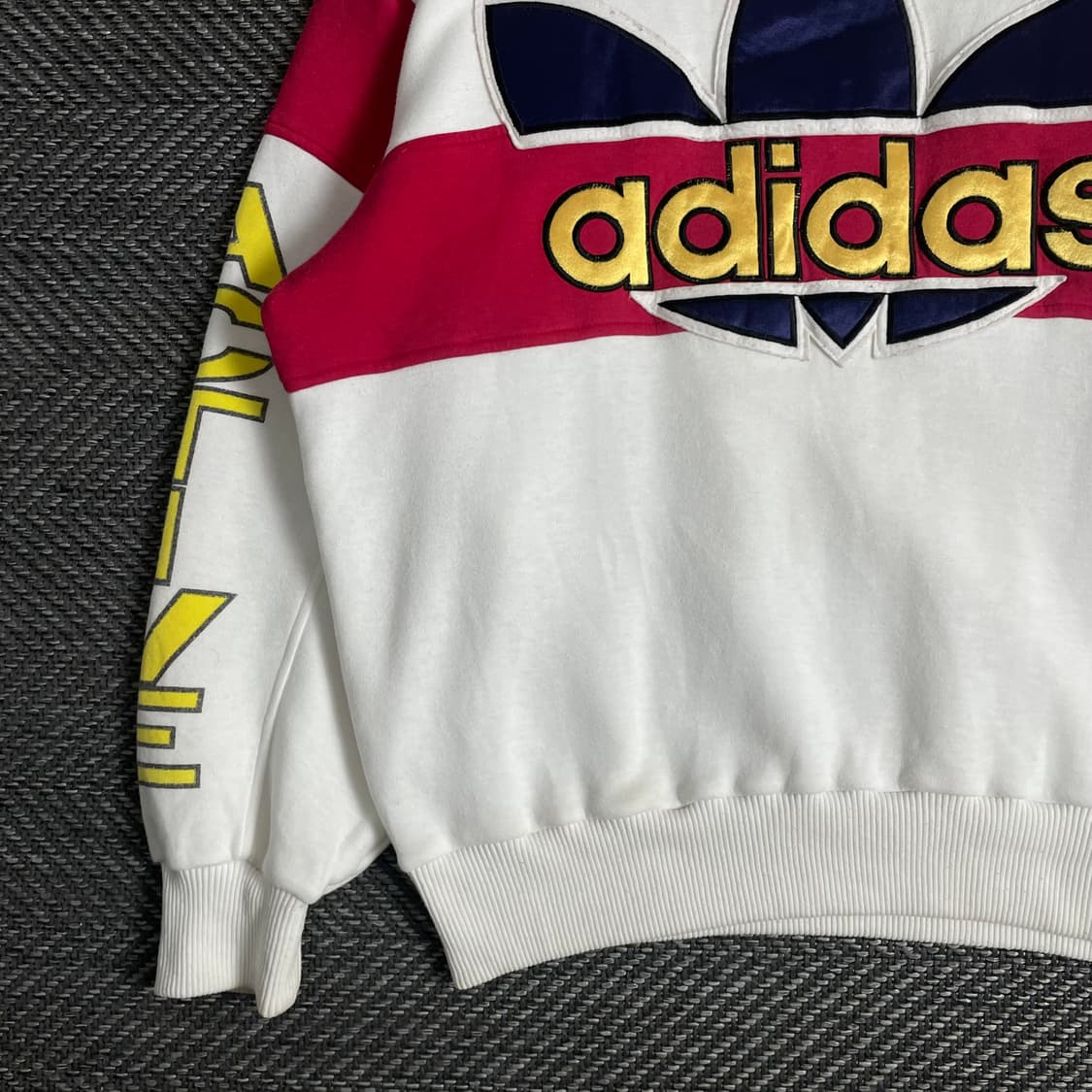 90s 아디다스 빅로고 올드스쿨 스웻 셔츠y 2979 상품이미지3