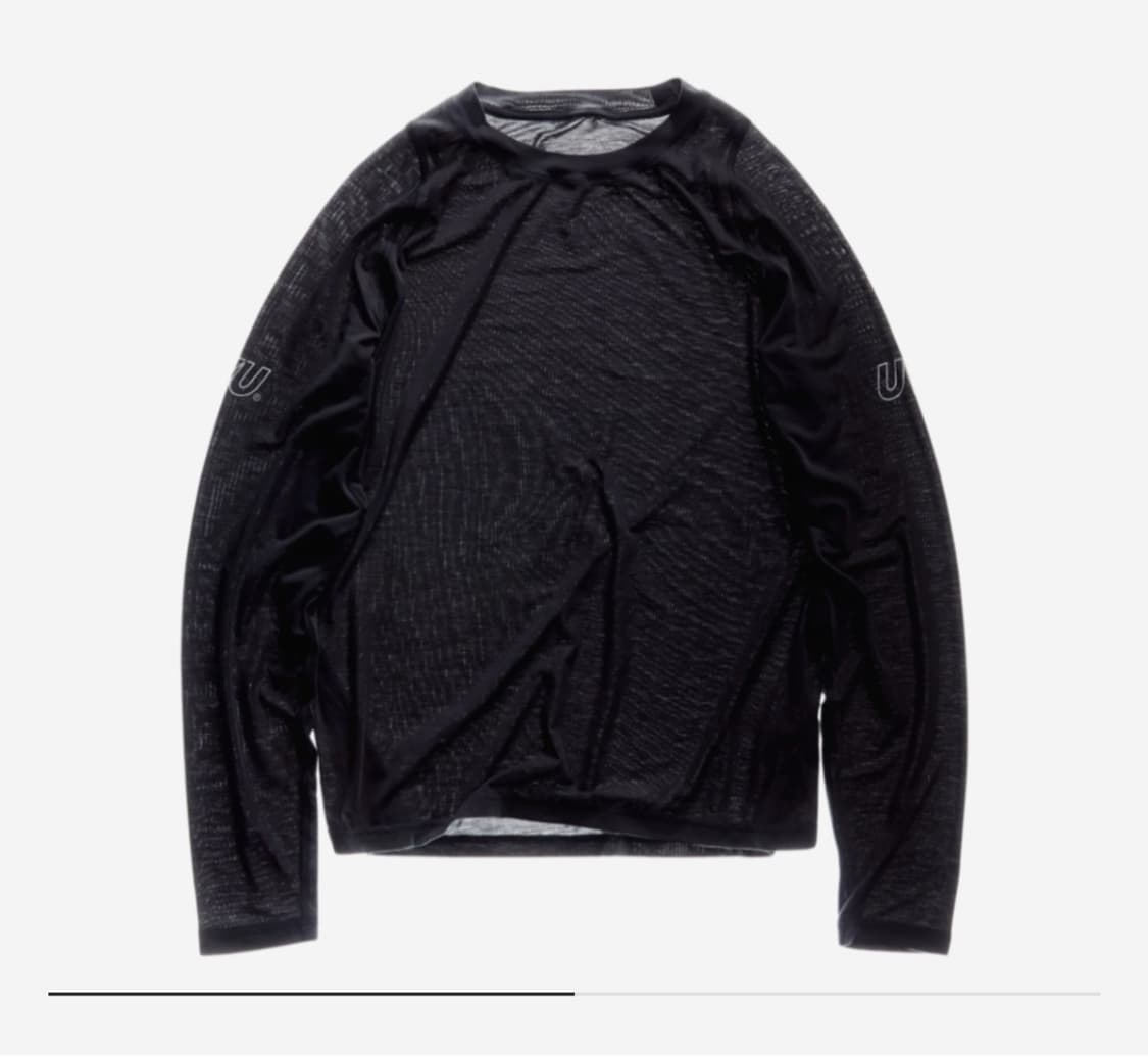 UVU L/S running top black L 상품이미지1