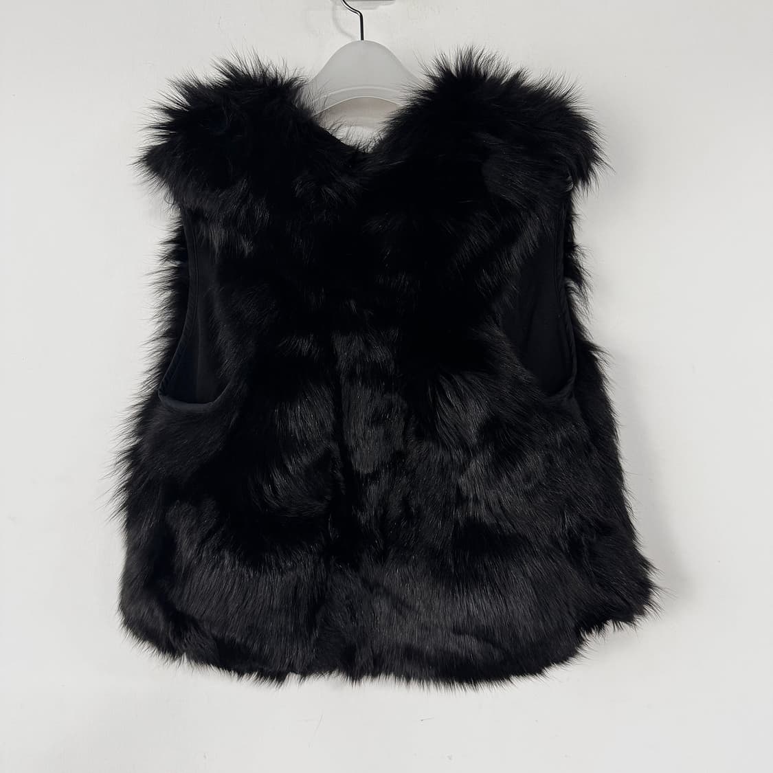 랑방 LANVIN 폭스 퍼 베스트 집업 상품이미지5