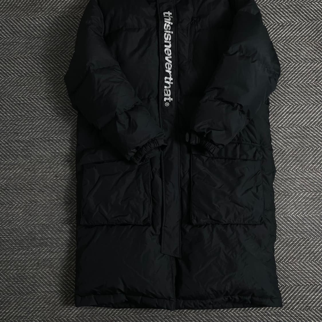 디스이즈네버댓 스펠아웃 빅로고 다운 롱패딩y 3405 상품이미지3