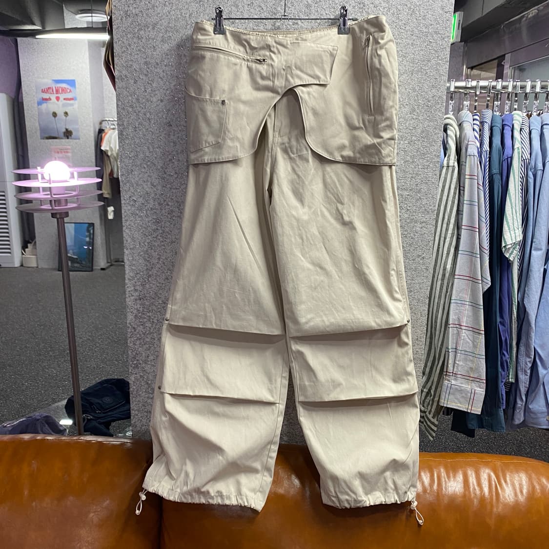 파르티멘토 레이어드 투웨이 랩 팬츠 B4501 상품이미지3