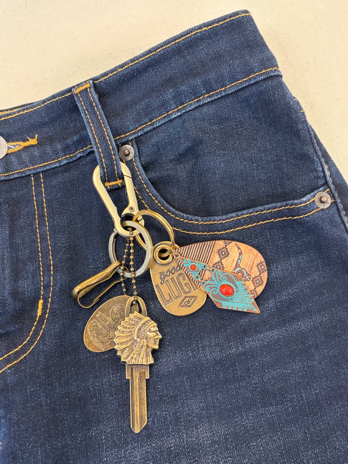 Native Spirit Vintage Keyring 🤎 상품이미지6