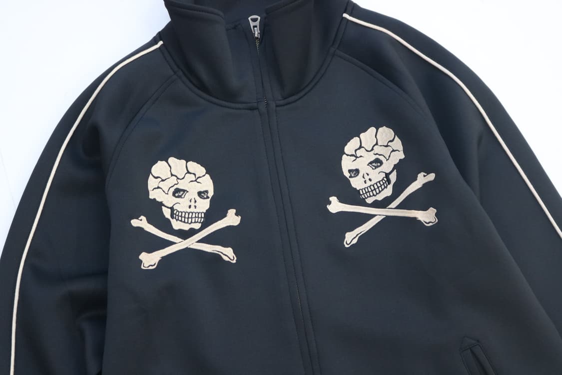 밴슨 본즈 스컬 자수 바이커 트랙탑 저지 상품이미지7