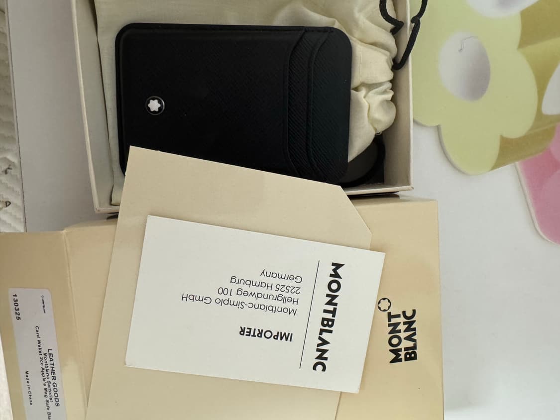 몽블랑 사토리얼 맥세이프 카드지갑(블랙) 상품이미지1