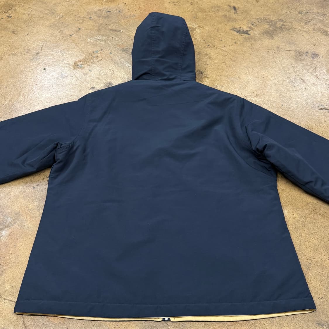 [정품/XL] 나이키 후드 패딩 아이보리 네이비 양면 b17 상품이미지4