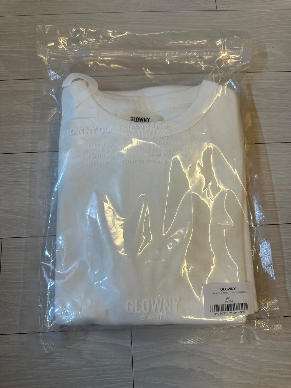 글로니 [2PACK] G CLASSIC FITTED TEE 새상품 상품이미지1