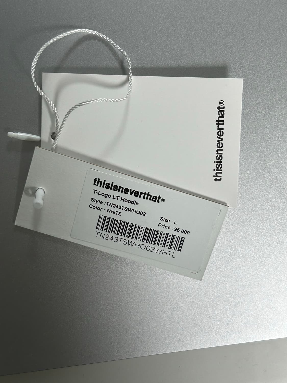 디스이즈네버댓 후드티 L 상품이미지4