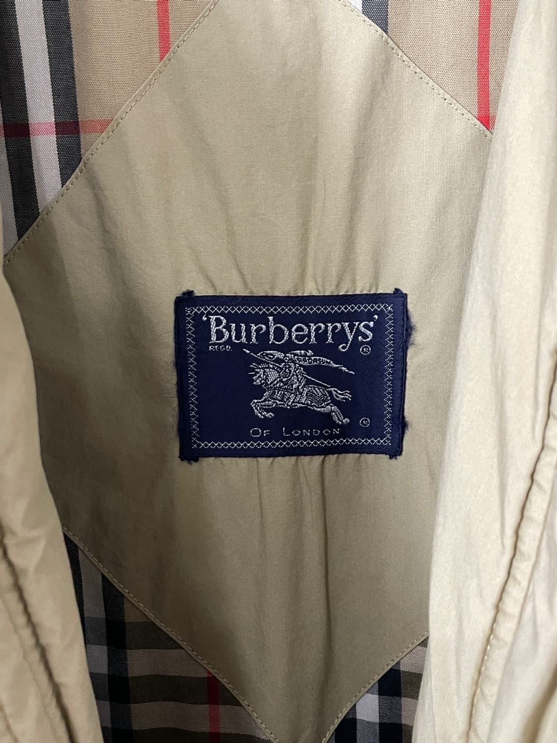 80s 버버리 퀼팅 자켓 상품이미지7