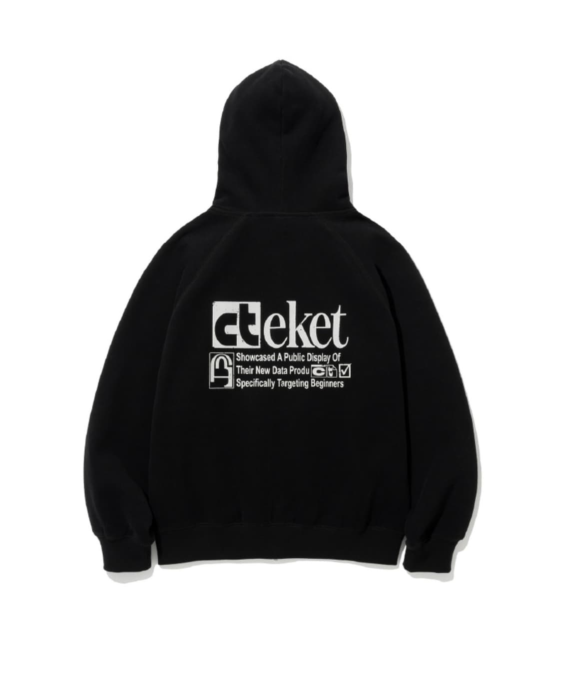 테켓 플랜 집업 후디 M 블랙 판매합니다. 상품이미지2