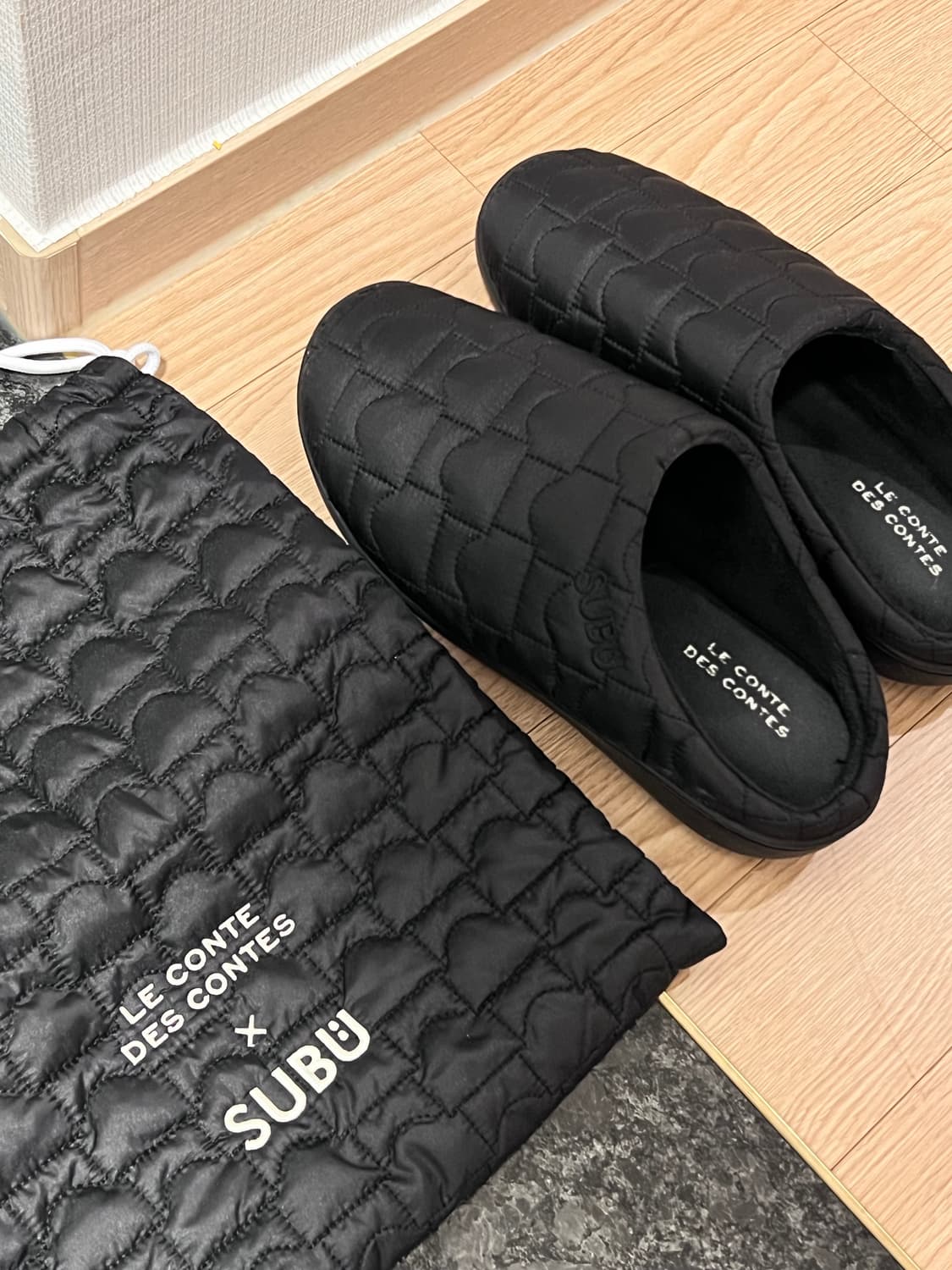 스부(SUBU)x르콩트(LCDC) 패딩 슬리퍼 상품이미지1