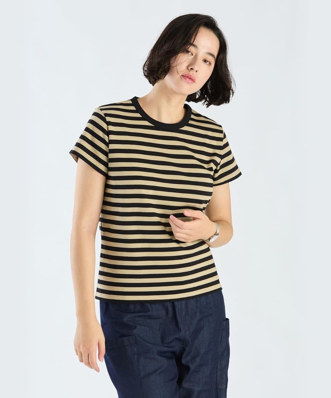 agnes b. Stripe T-shirt 상품이미지4