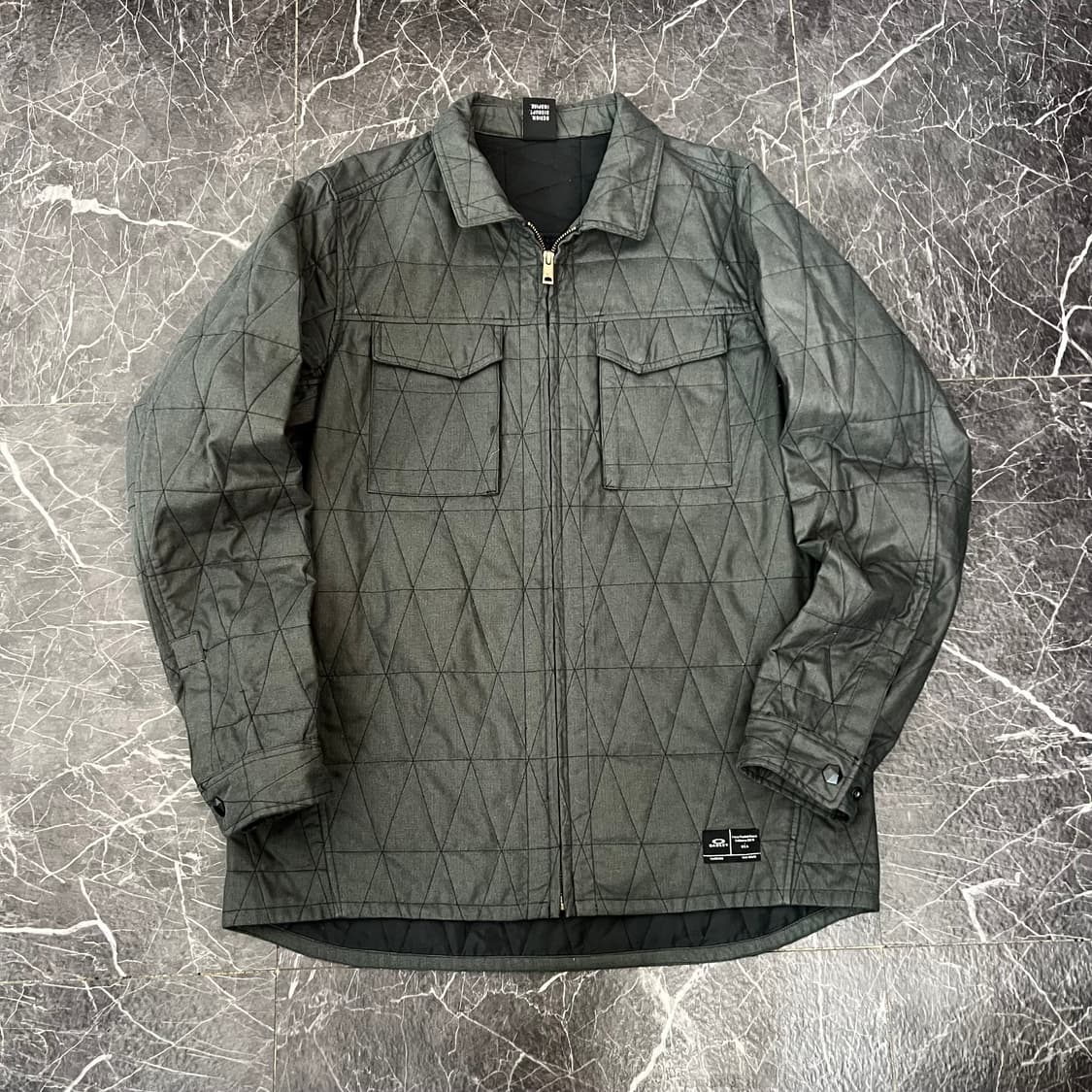 오클리 투포켓 카라넥 퀄팅 집업 자켓 상품이미지2