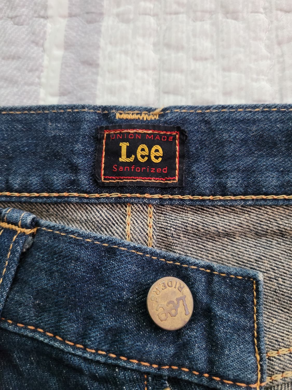 재팬 리 LEE 유니온메이드 샌포라이즈드 빈티지워싱 스트레이트 28 상품이미지3