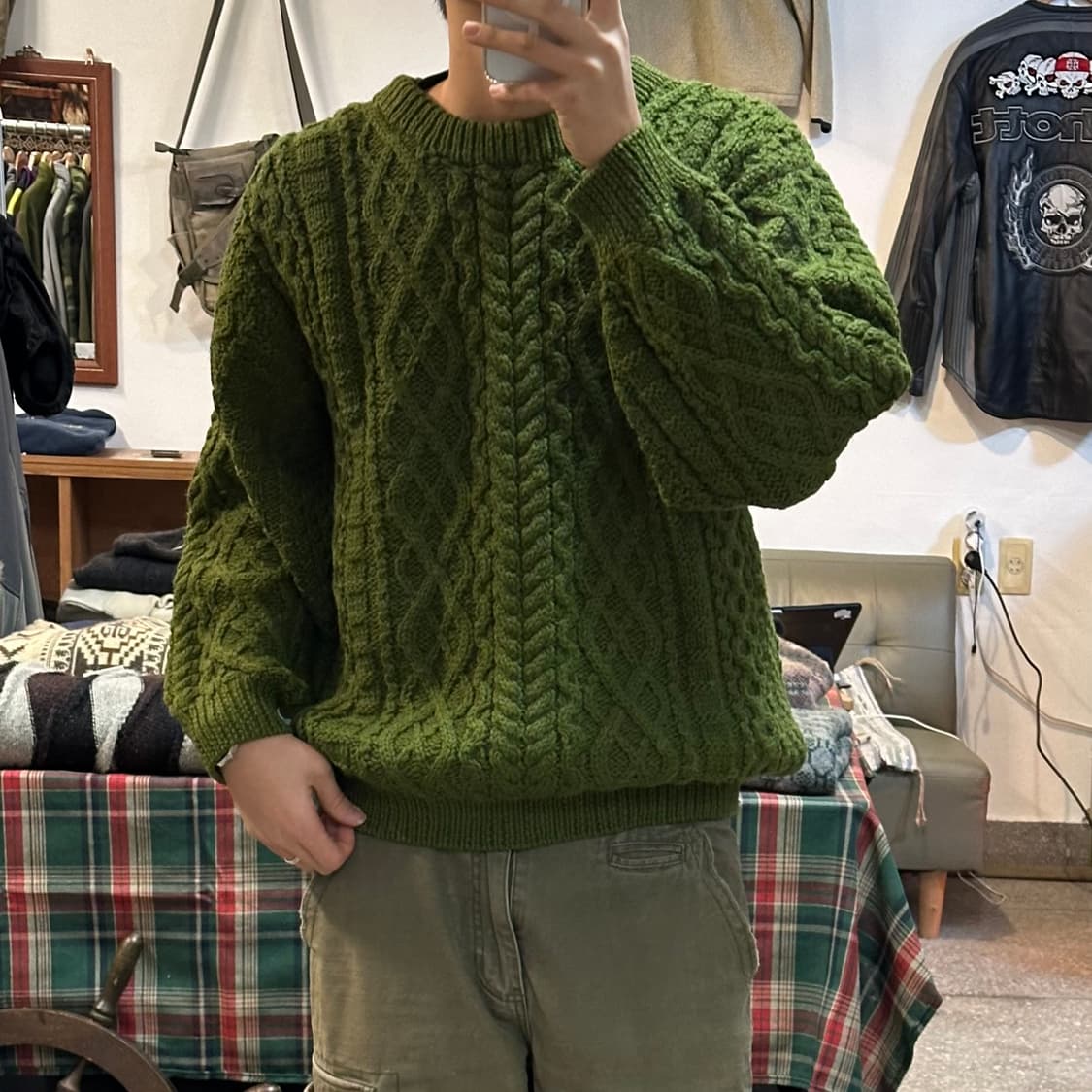 90's  피셔맨 핸드 니트 상품이미지1