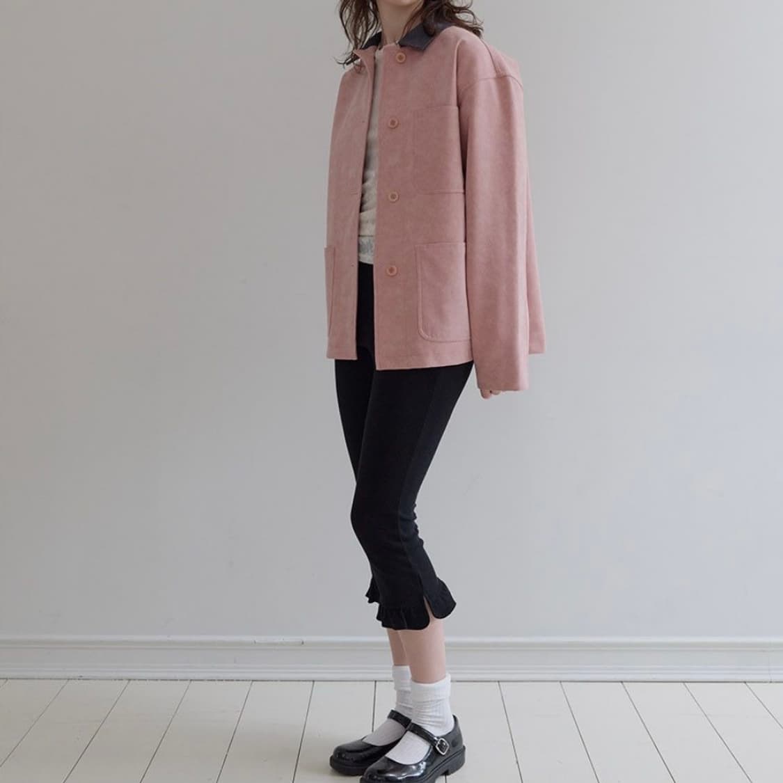 펀프롬펀 ECO LATER HALF JACKET, ROSE WATER  상품이미지2
