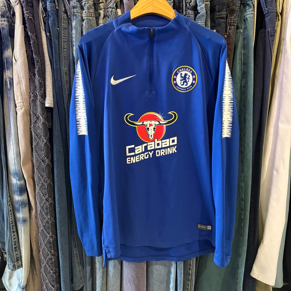 나이키 첼시 18-19 카라바오 트레이닝 탑 상품이미지1