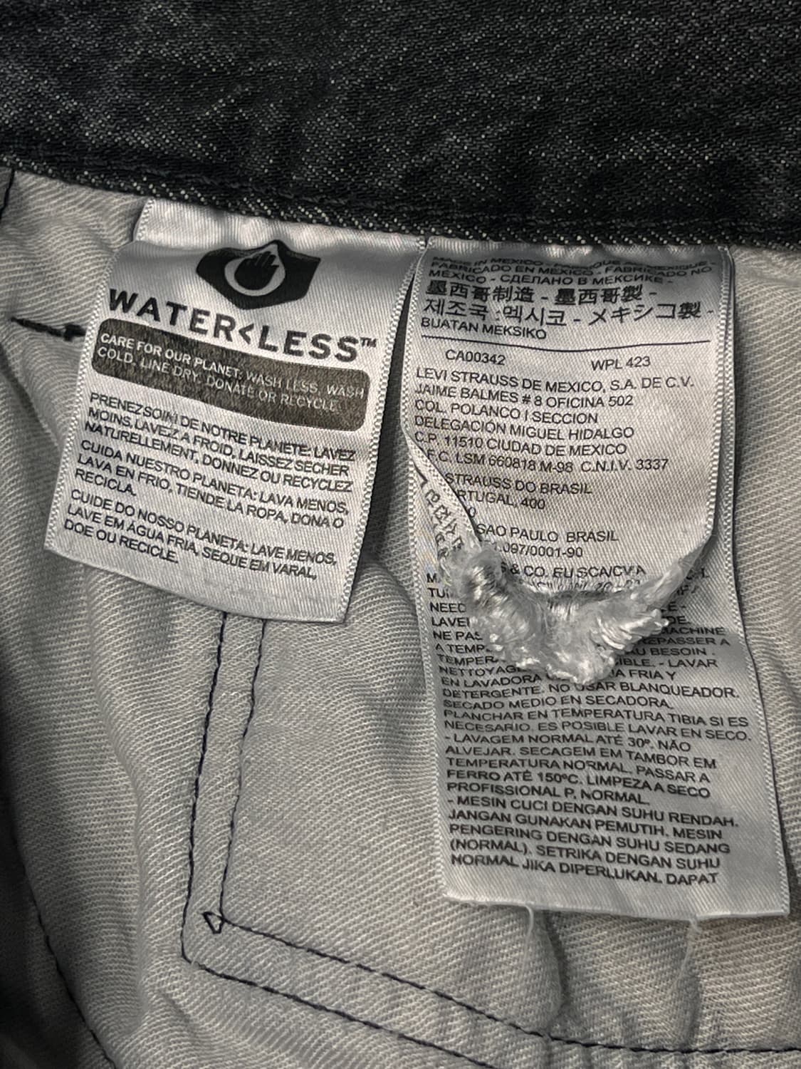 리바이스 541 블랙 34X30 상품이미지5