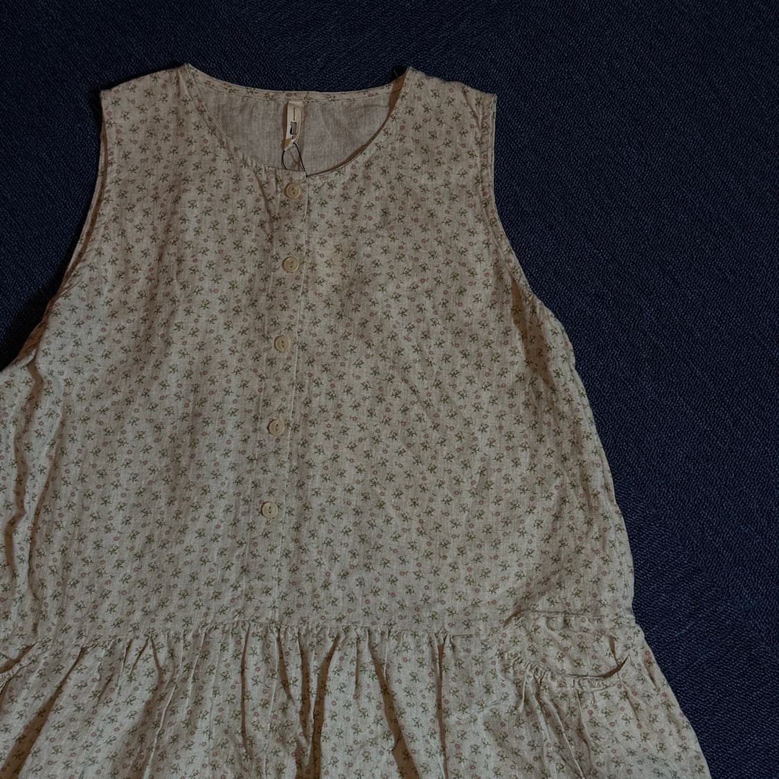 모리걸 플라워 패턴 롱 원피스 상품이미지2