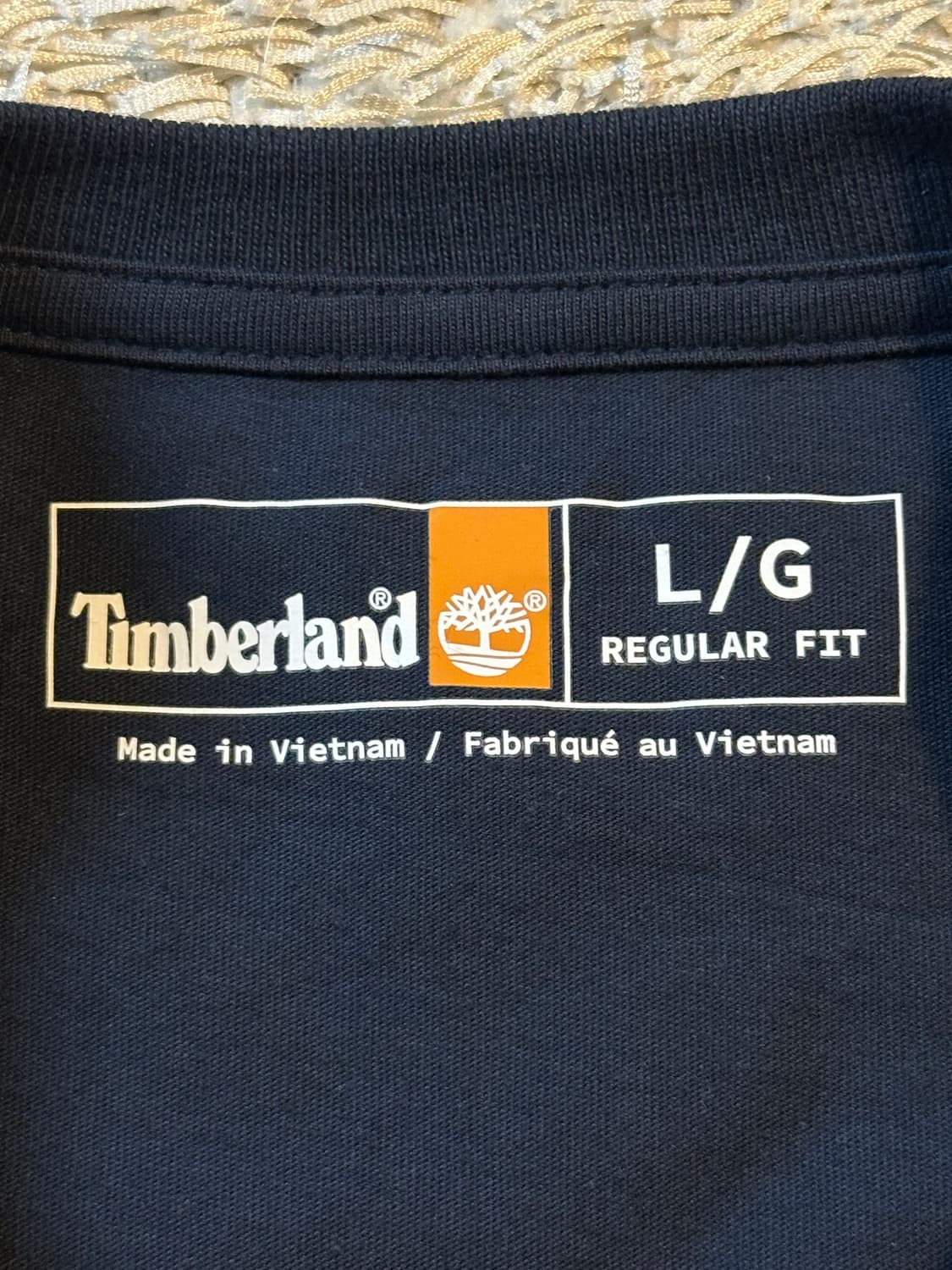 팀버랜드 TIMBERLAND 로고 롱슬리브 긴팔 네이비 상품이미지6