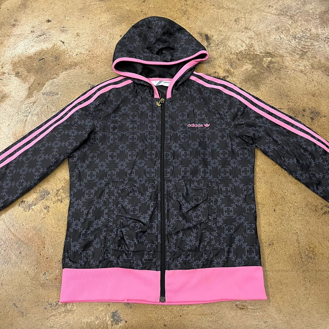 아디다스 검핑 블랙핑크 바람막이 95 상품이미지3