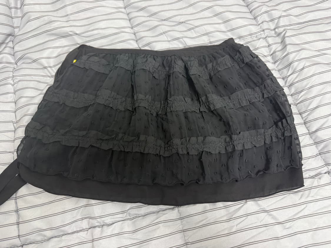 에이프런웨이 레이스베일 레이어드 스커트 상품이미지2