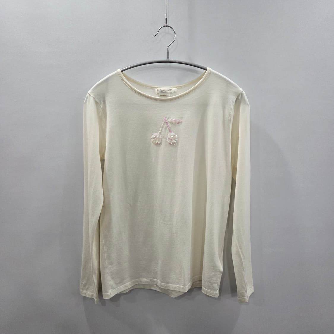 봉쁘앙 여아 체리 스팽글 롱슬리브 14A  상품이미지1