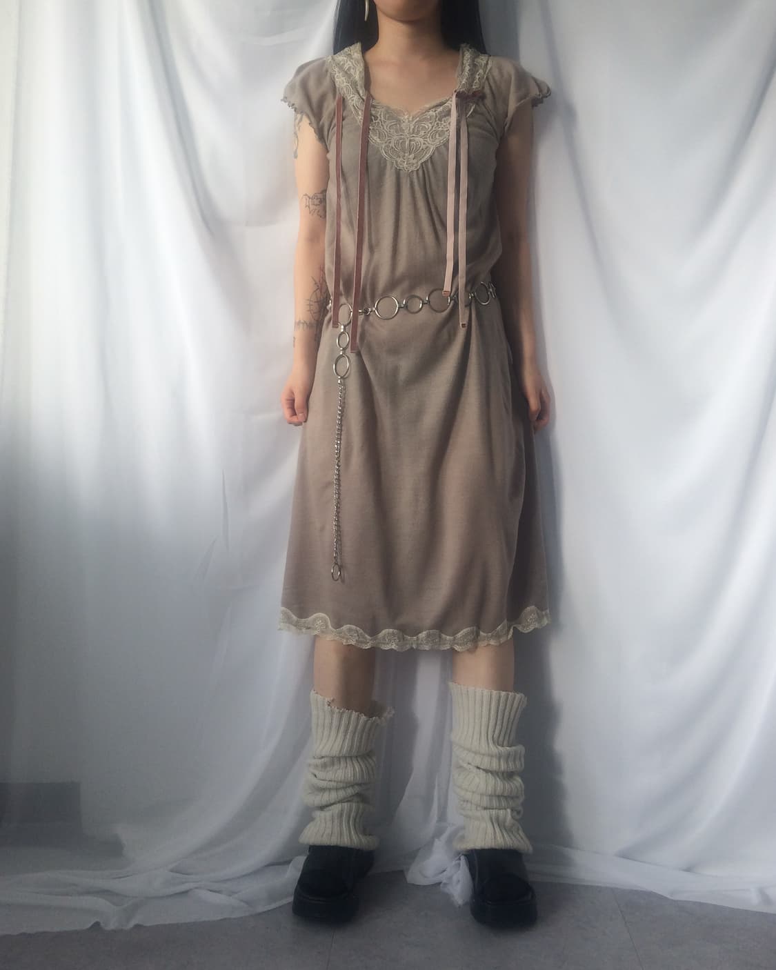Tied point lace point onepiece 상품이미지9