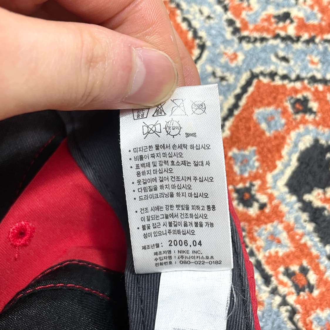 나이키 아스날 레드 볼캡 상품이미지5