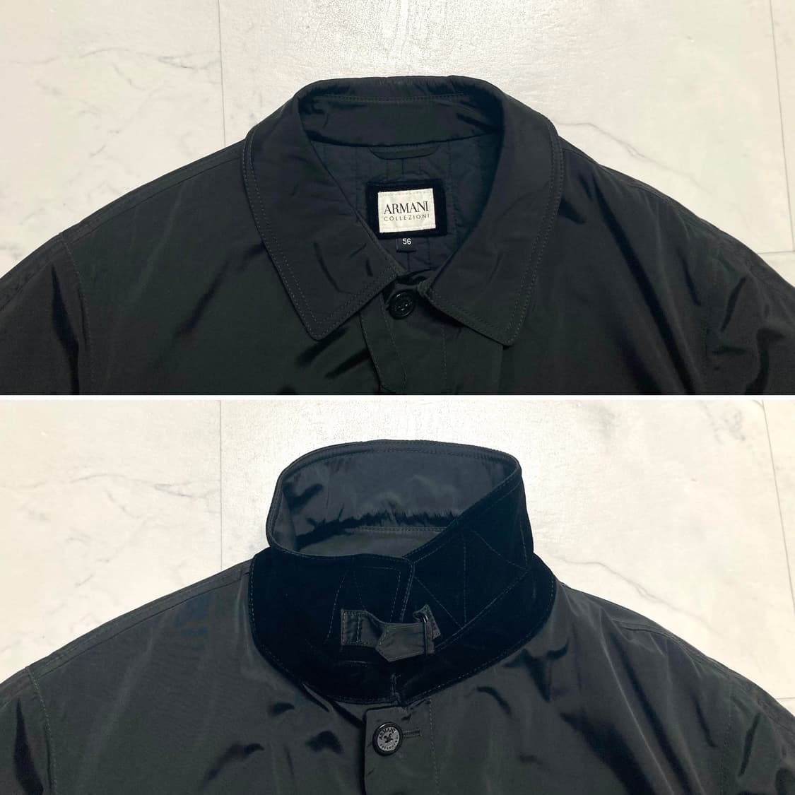 아르마니 꼴레지오니 퀼티드 패딩 코트 105-110 상품이미지4