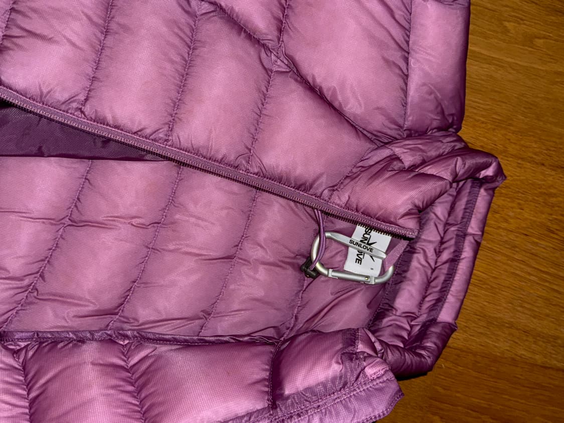 썬러브 플라이 라이트 다운 자켓 핑크 S 슬기착용 상품이미지4