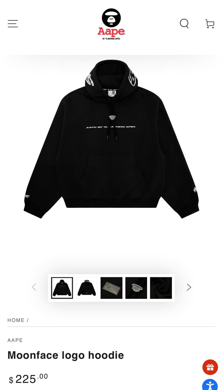 [직구]Aape 에이프 남자 후드 판매 상품이미지1