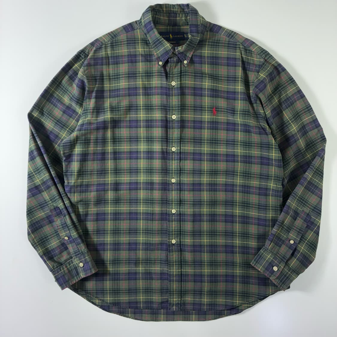 Polo  폴로 랄프로렌 자수 코튼 체크 셔츠  상품이미지1